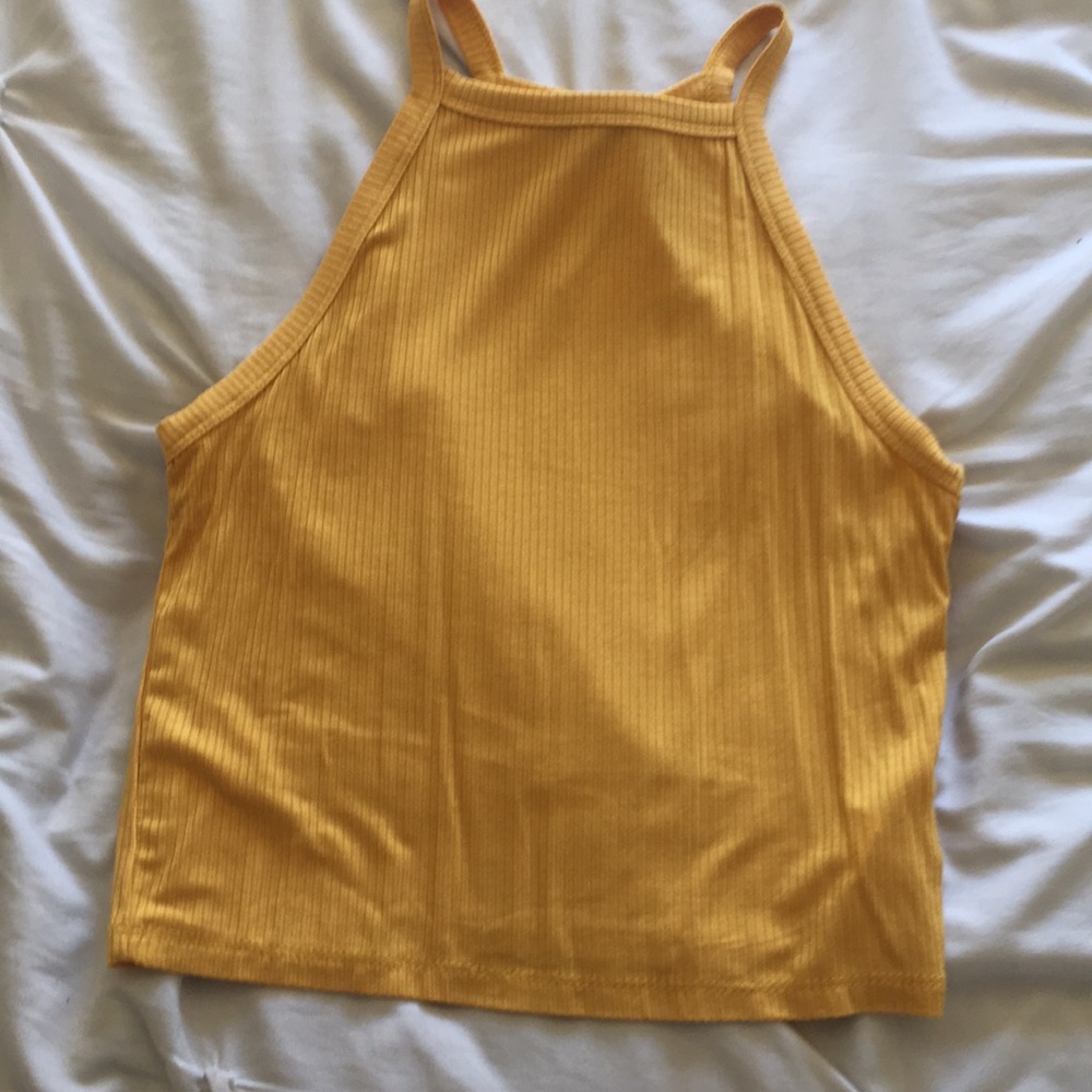 Yellow Tube Top.